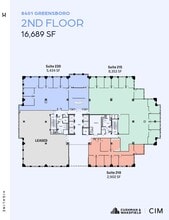 8401 Greensboro Dr, McLean, VA à louer Plan d’étage- Image 1 de 1
