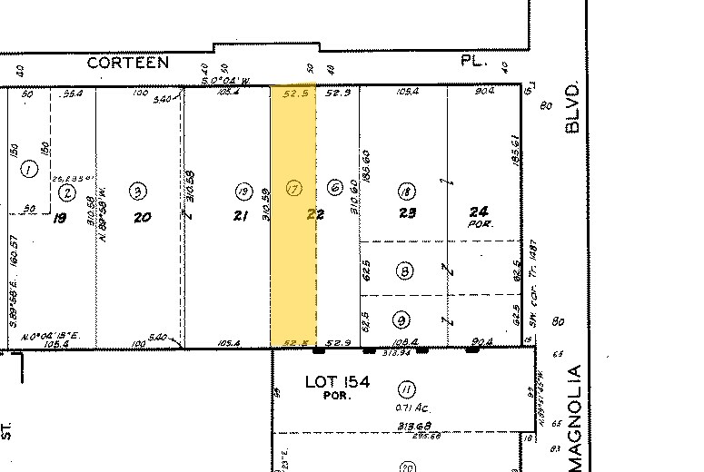 5227 Corteen Pl, Valley Village, CA for sale - Plat Map - Image 3 of 3