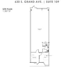 600 S Grand Ave, Santa Ana, CA à louer Plan d  tage- Image 1 de 1