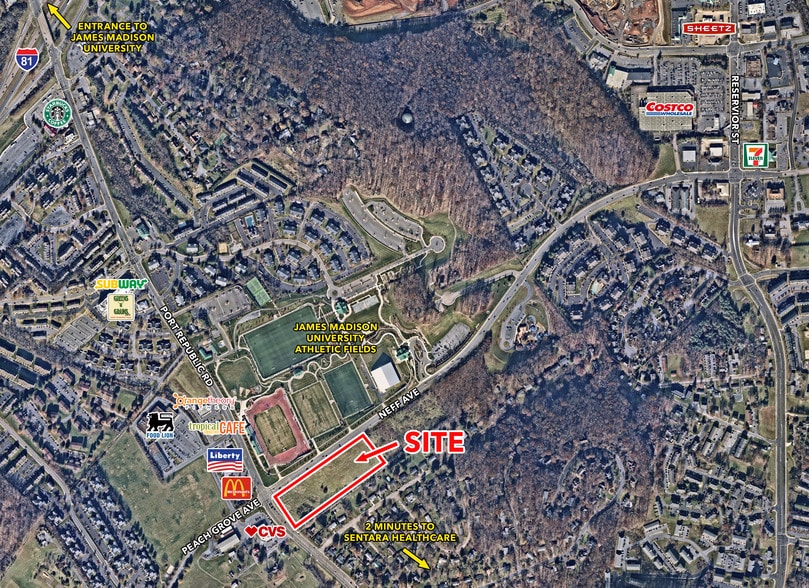 Port Republic Rd, Harrisonburg, VA à vendre - Aérien - Image 1 de 2