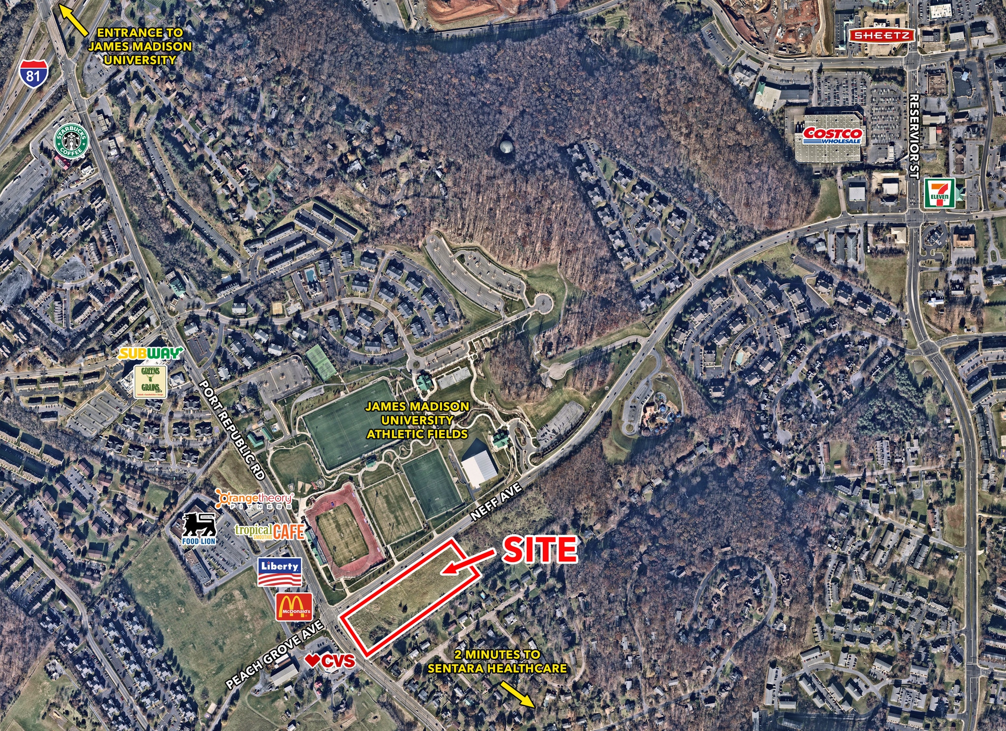 Port Republic Rd, Harrisonburg, VA à vendre Aérien- Image 1 de 3