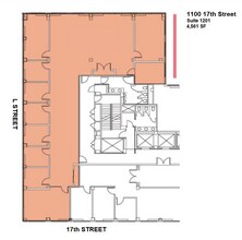 1100 17th St NW, Washington, DC for lease Floor Plan- Image 1 of 12