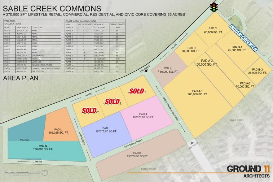 SWC Chapman Rd & Indian Creek Ln, Sanger, TX for sale - Aerial - Image 2 of 2