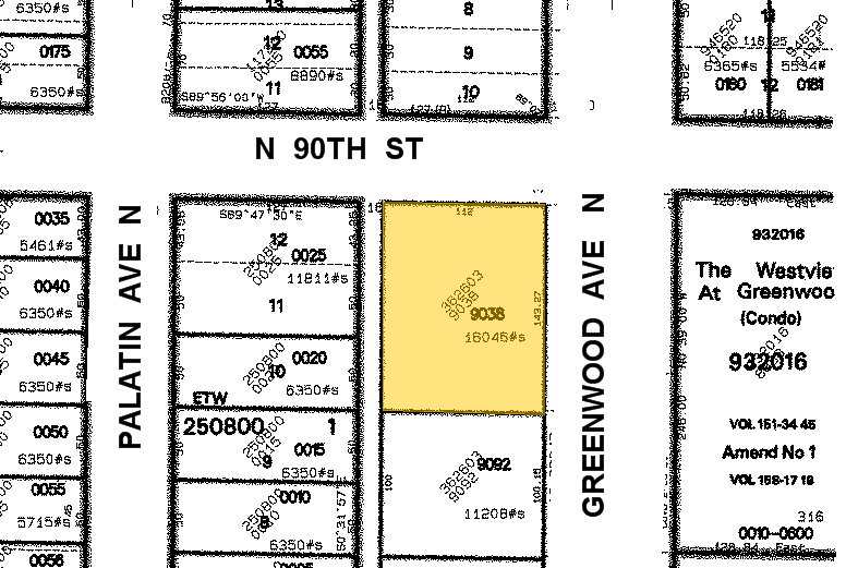 8745 Greenwood Ave N, Seattle, WA à vendre - Plan cadastral - Image 3 de 4