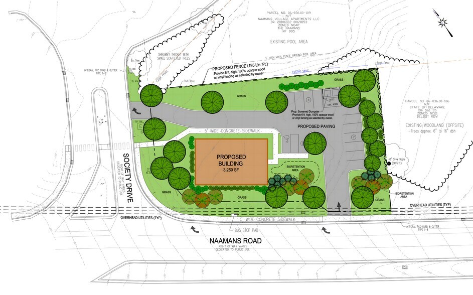 727 Naamans Rd, Claymont, DE à vendre - Plan de site - Image 3 de 5