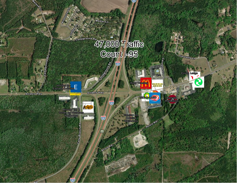 SC Interstate I-95 Corridor Centric Dominance w/ 4.2 AC Intermodal/IOS/Workforce Housing, Walterboro, SC for sale - Building Photo - Image 2 of 13