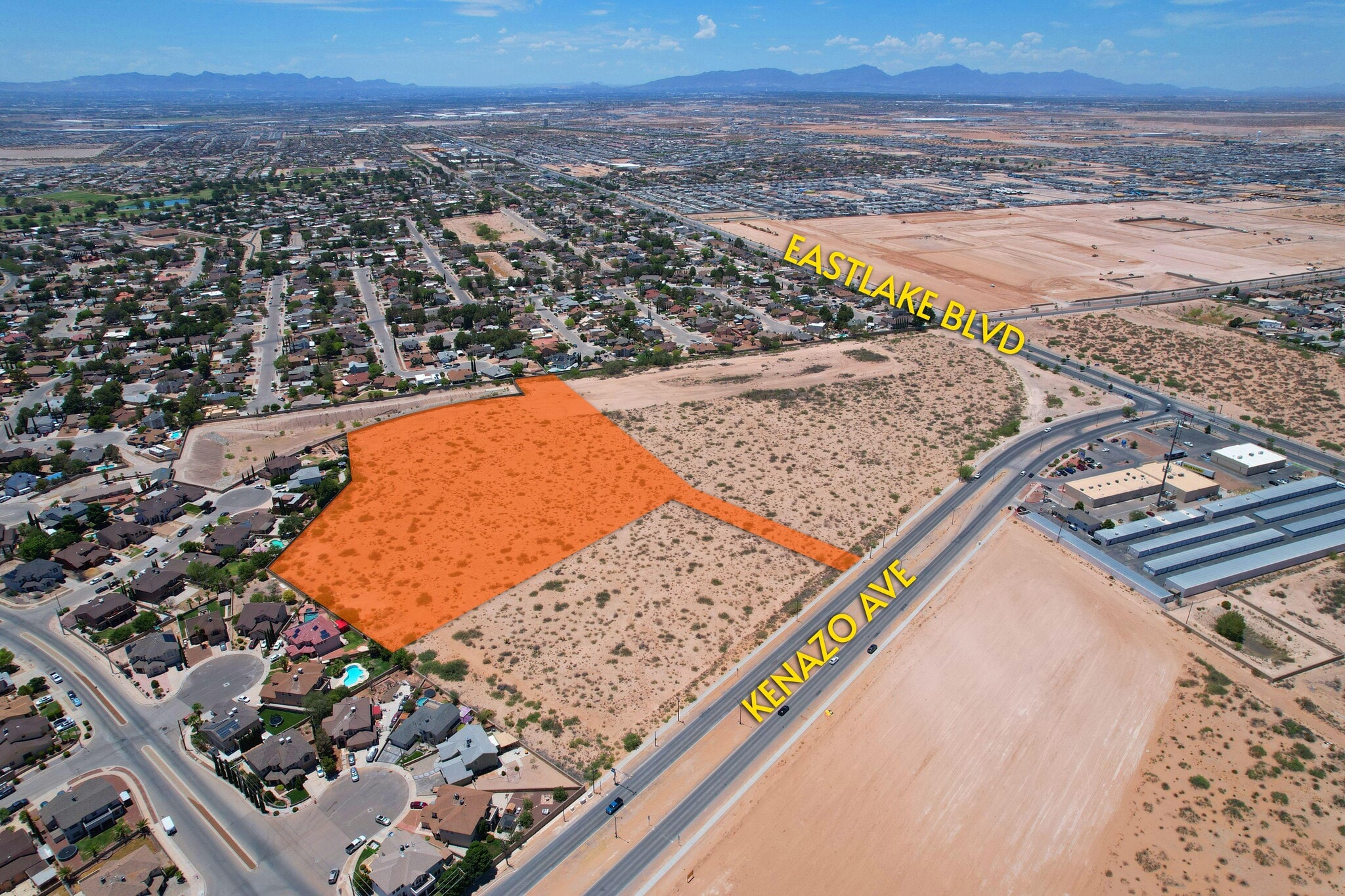 484 Kenazo Ave, Horizon City, TX for sale Aerial- Image 1 of 7