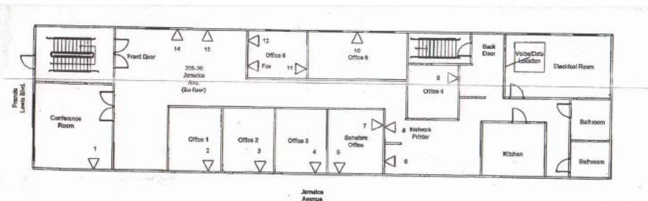 205-20 Jamaica Ave, Hollis, NY à louer Plan d’étage- Image 1 de 1