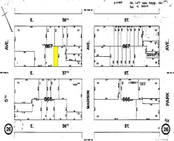 13 E 37th St, New York, NY à vendre - Plan cadastral - Image 3 de 14