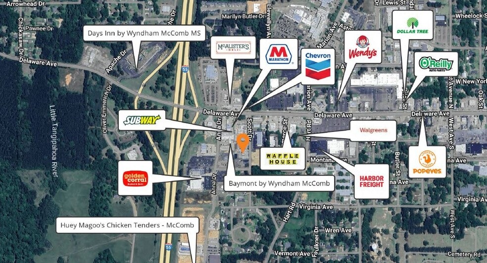 116 Scott Dr, Mccomb, MS à vendre - Photo du bâtiment - Image 2 de 4