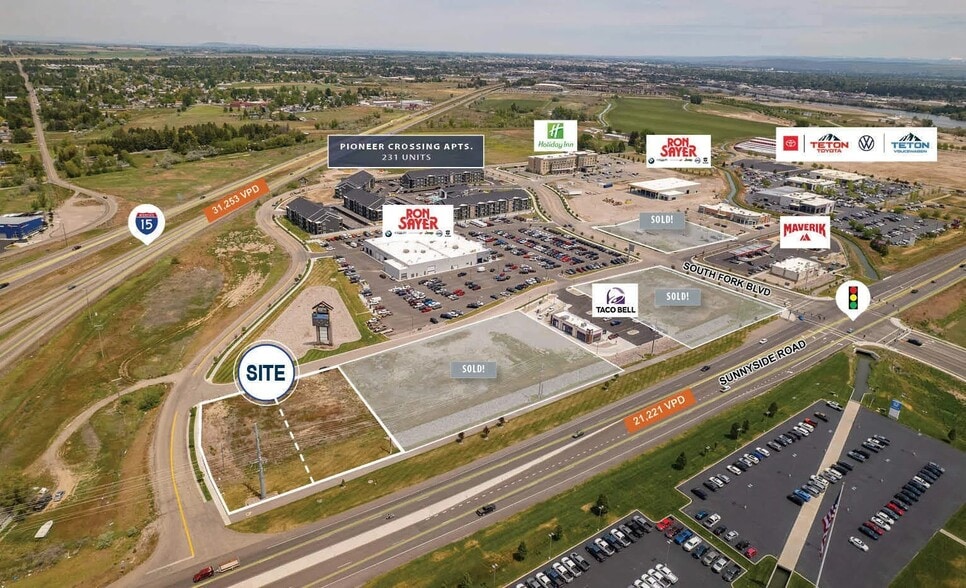 TBD W Sunnyside Rd & I-15, Idaho Falls, ID for sale - Building Photo - Image 1 of 6