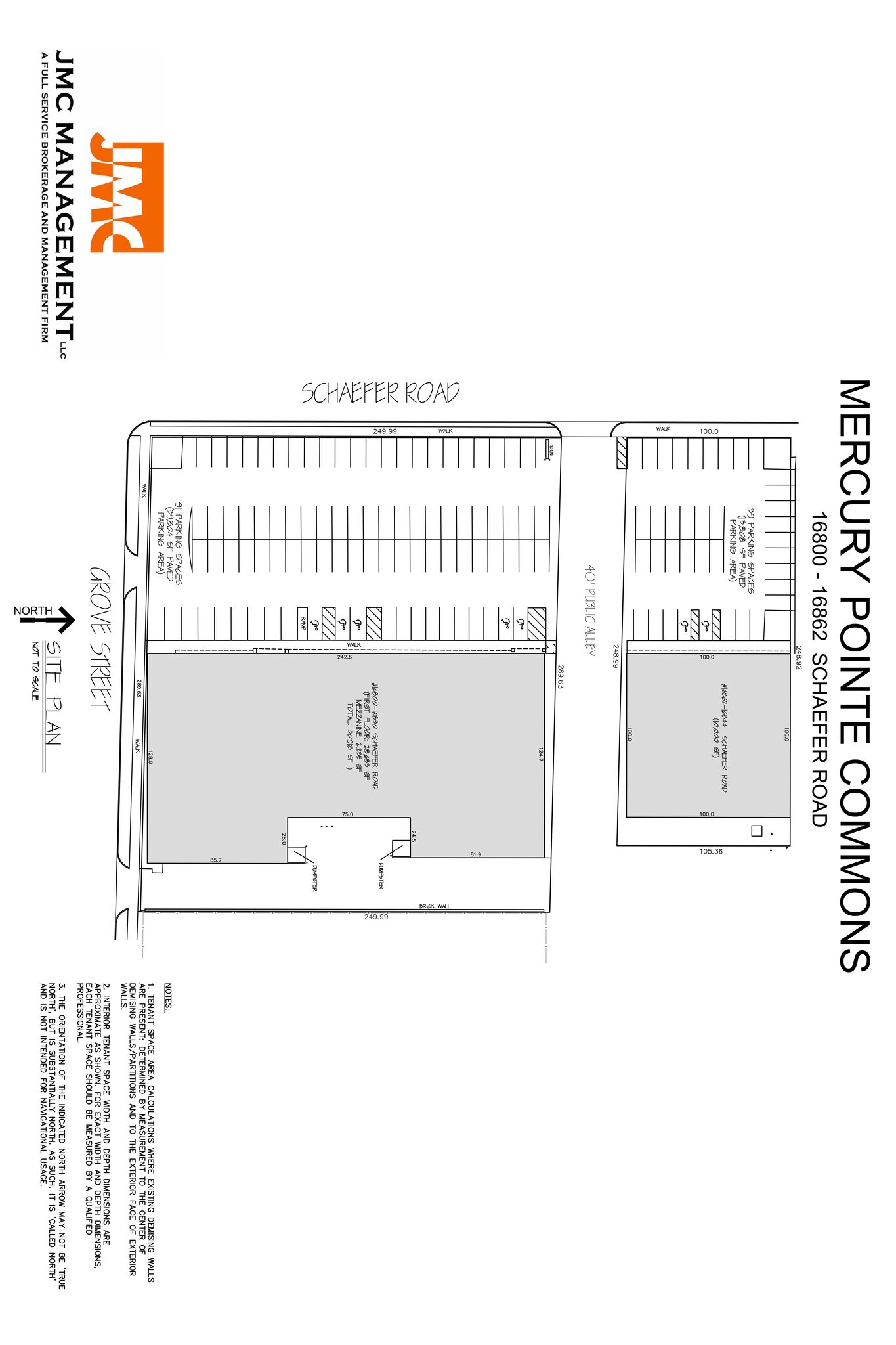 16800-16830 Schaefer Hwy, Detroit, MI for lease Site Plan- Image 1 of 8