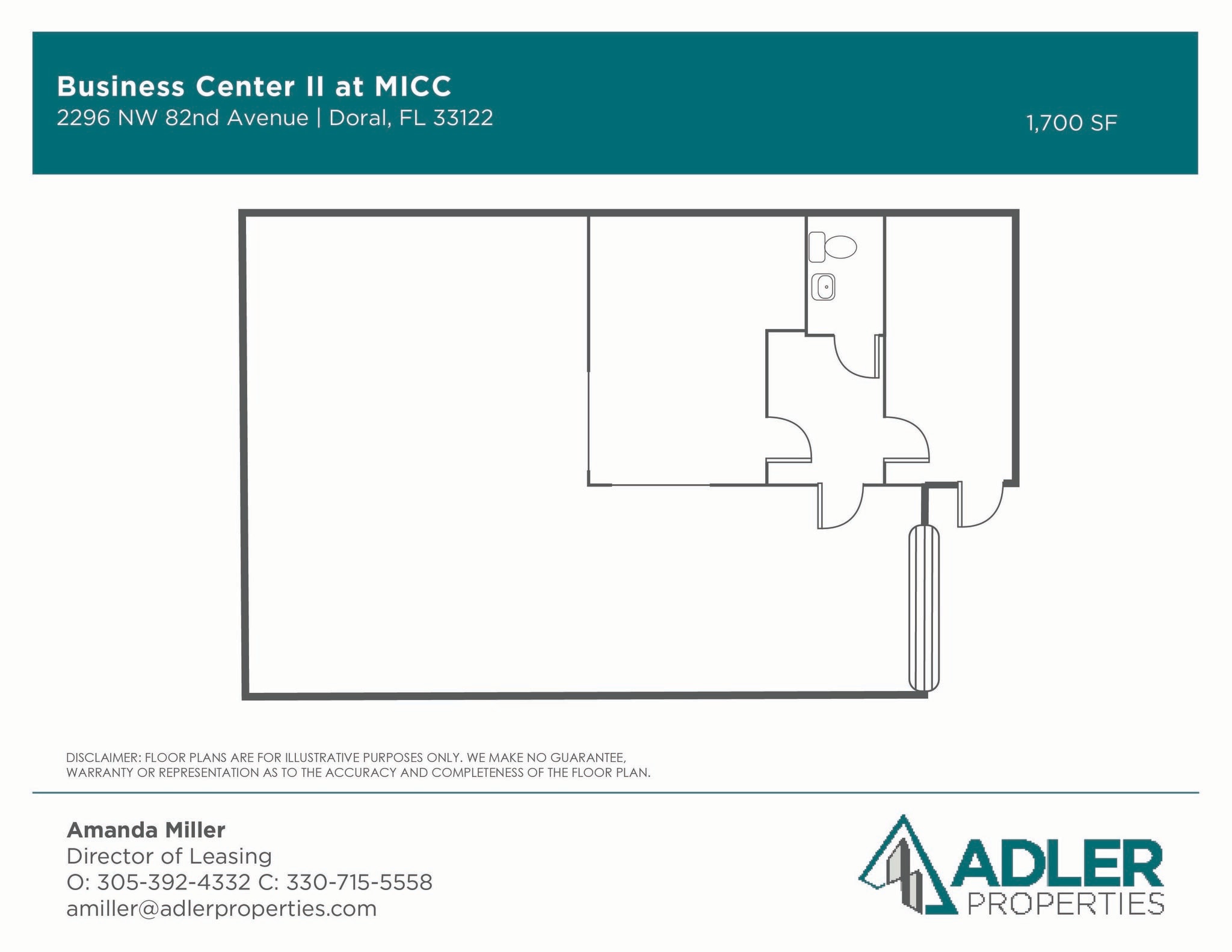2156-2214 NW 82nd Ave, Miami, FL for lease Floor Plan- Image 1 of 1