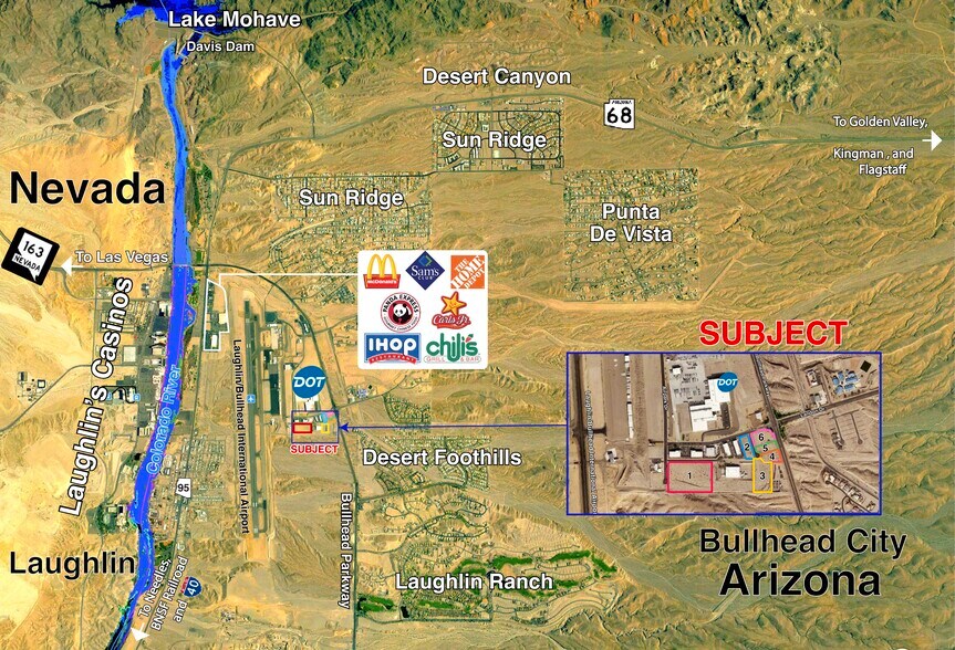 974 Enterprise Drive, Bullhead City, AZ à vendre - Aérien - Image 2 de 2