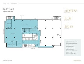 160 Pine St, San Francisco, CA for lease Floor Plan- Image 1 of 1