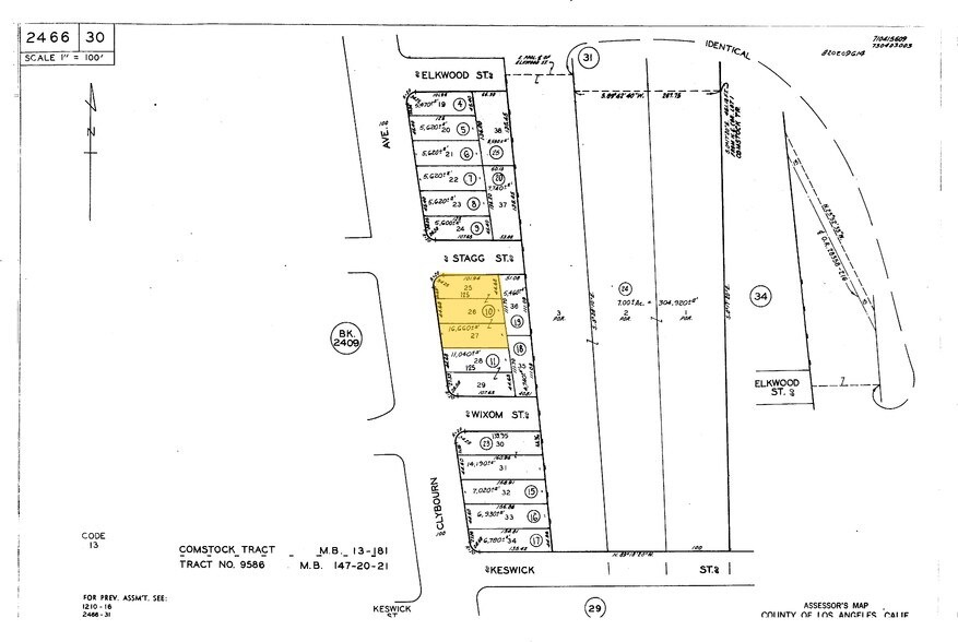 7742-7750 Clybourn Ave, Sun Valley, CA à louer - Plan cadastral - Image 3 de 4