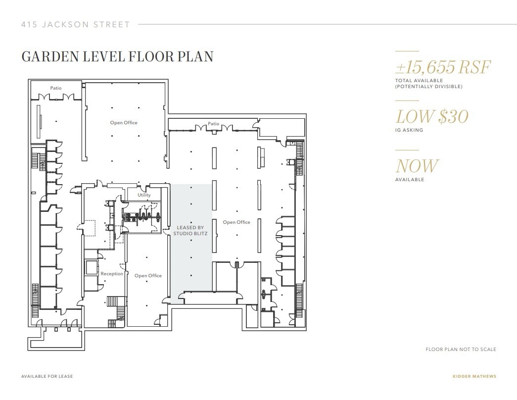 445 Jackson St, San Francisco, CA for lease Floor Plan- Image 1 of 1