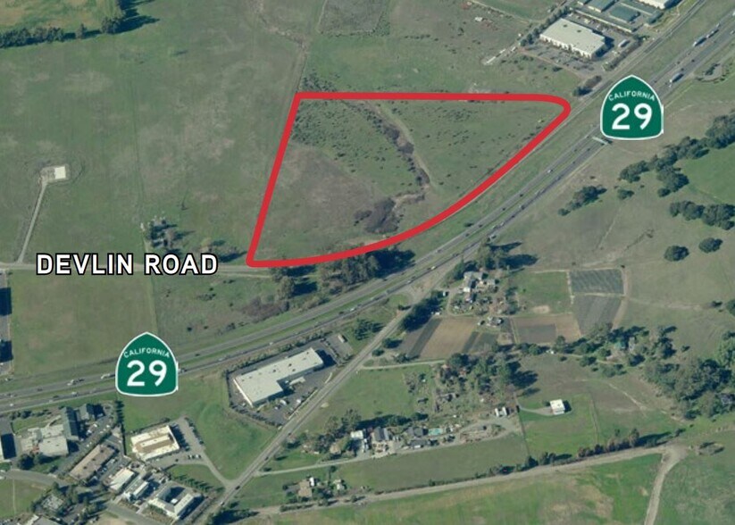 Devlin Rd, Napa, CA à vendre - Aérien - Image 2 de 3