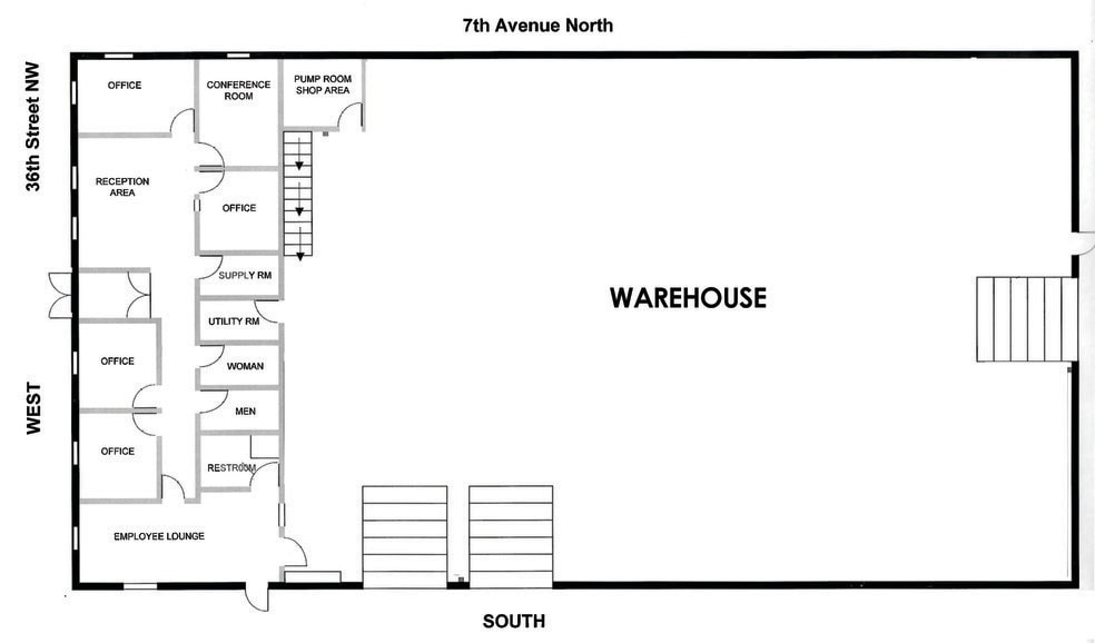615 36th St N, Fargo, ND for lease - Floor Plan - Image 3 of 3