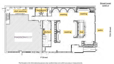 1454-1460 P St NW, Washington, DC for lease Floor Plan- Image 1 of 2