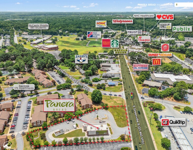 1702 E Greenville St, Anderson, SC à vendre - Photo du bâtiment - Image 3 de 5