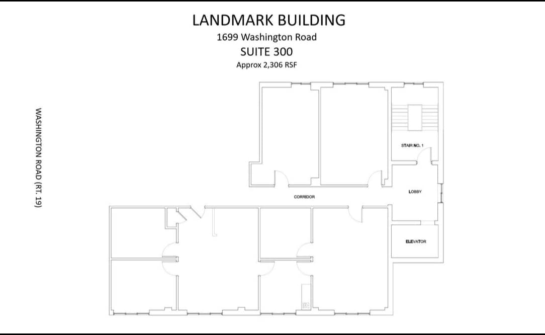 1699 Washington Rd, Pittsburgh, PA for lease Floor Plan- Image 1 of 1
