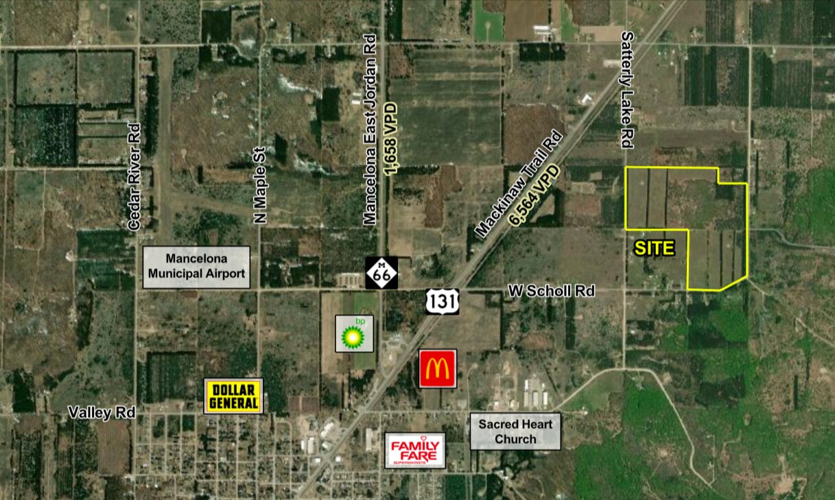 Scholl & Satterly Lake Rd, Mancelona, MI à vendre Photo principale- Image 1 de 3