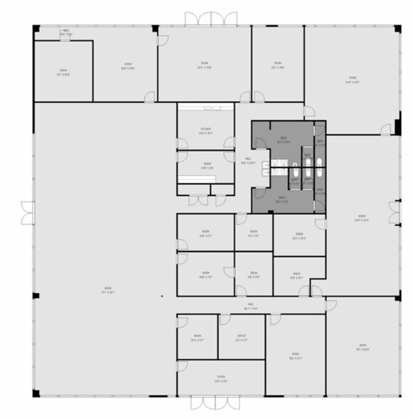 4721 Carr Dr, Fredericksburg, VA à louer - Plan d’étage - Image 2 de 2