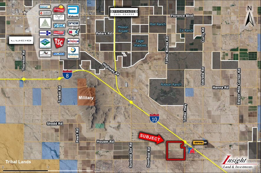 TOLTEC Rd, Eloy, AZ à vendre - Aérien - Image 2 de 3