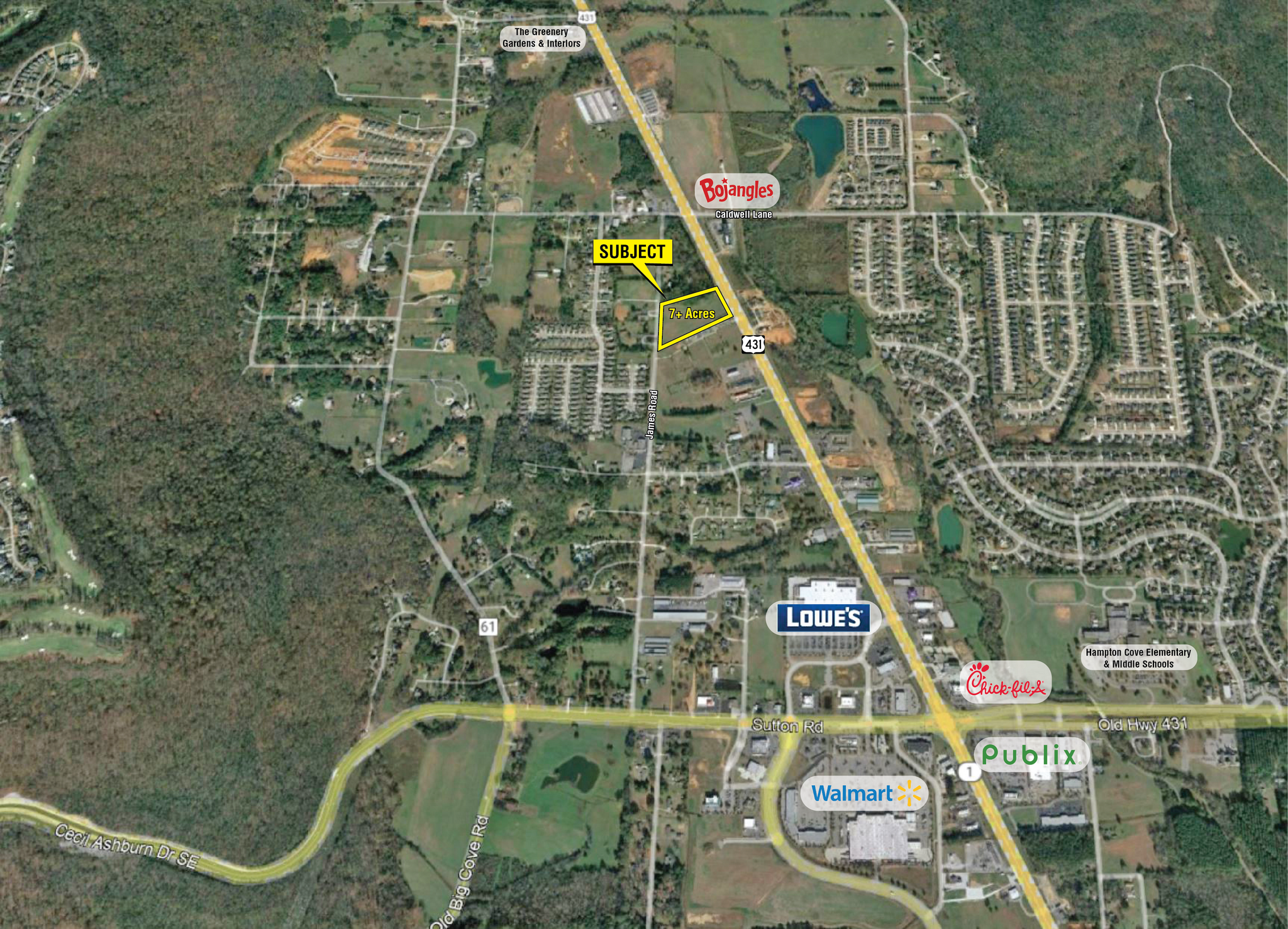 Highway 431 S, Owens Cross Roads, AL for sale Building Photo- Image 1 of 3