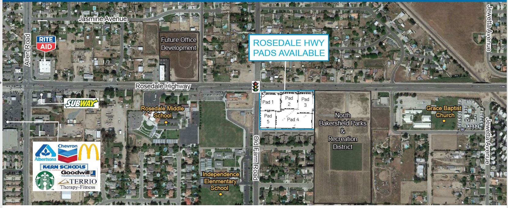 Rosedale Hwy, Bakersfield, CA à vendre Photo principale- Image 1 de 1