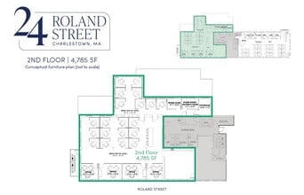 24 Roland St, Charlestown, MA à louer Plan d’étage- Image 1 de 1
