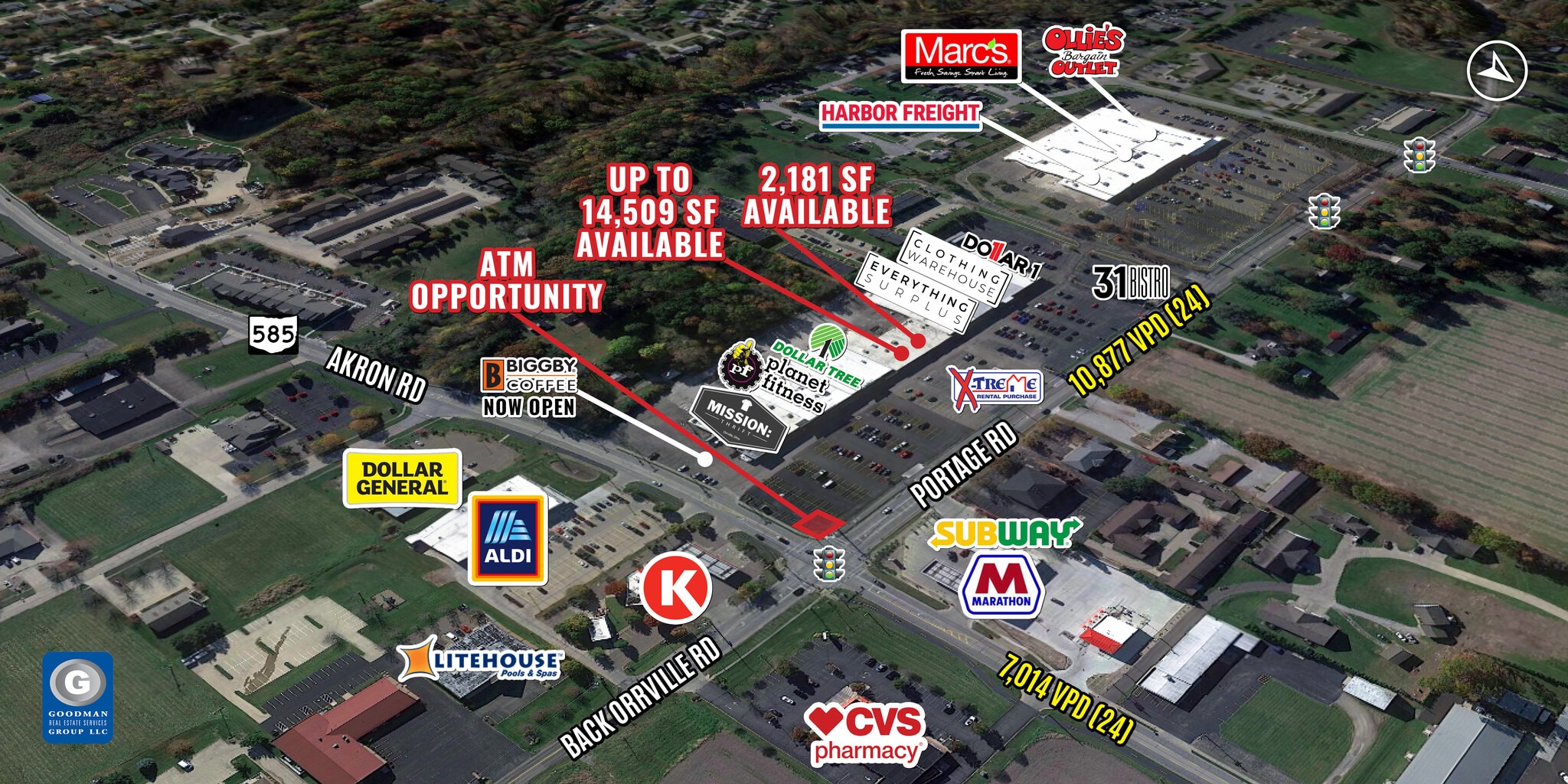 2312 Akron Rd, Wooster, OH for lease Aerial- Image 1 of 4