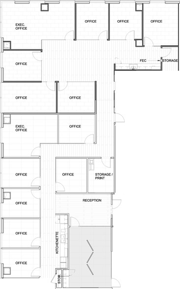 240 Saint Paul St, Denver, CO for lease - Floor Plan - Image 2 of 4