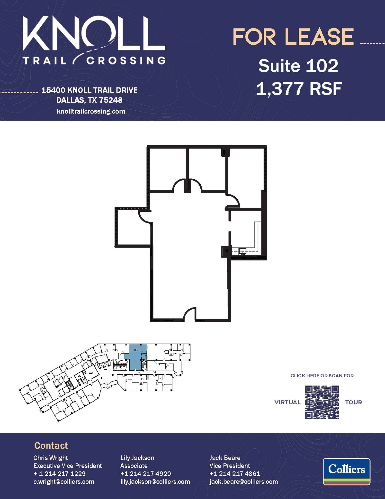 15400 Knoll Trail Dr, Dallas, TX for lease Floor Plan- Image 1 of 1