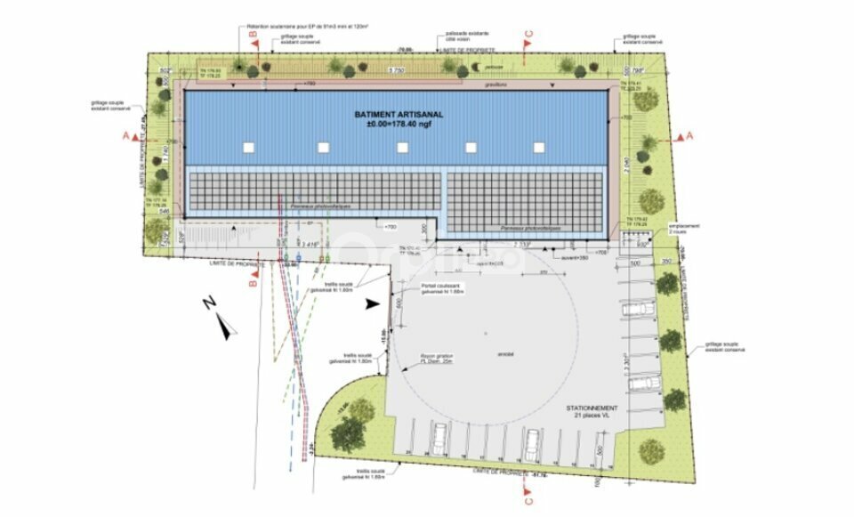 Flex in Belleville for sale - Site Plan - Image 2 of 2