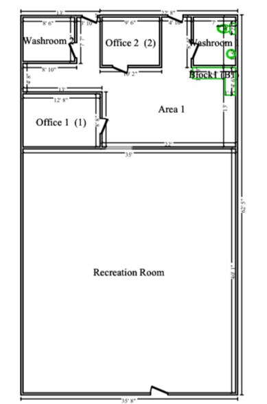 1305 Vegas Valley Dr, Las Vegas, NV à louer - Plan d’étage - Image 3 de 22