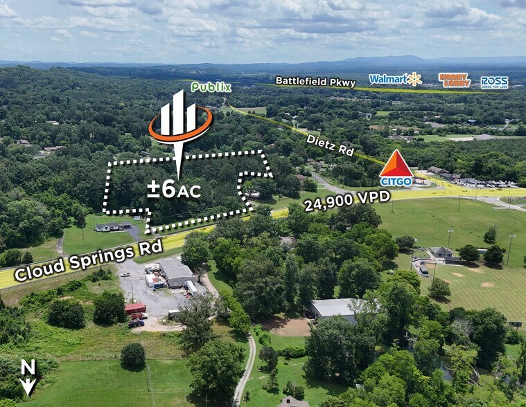 3632 Cloud Springs Rd, Ringgold, GA à vendre - Photo du bâtiment - Image 1 de 10