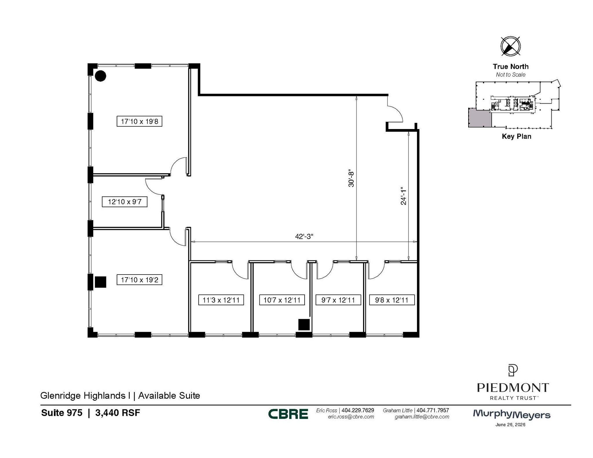5555 Glenridge Connector, Atlanta, GA à louer Plan d’étage- Image 1 de 1