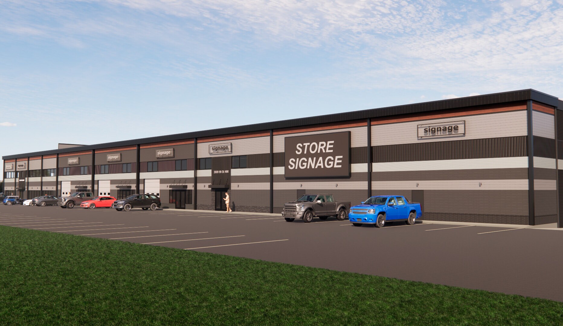 3909-3925 99th St NW, Edmonton, AB à vendre Photo du bâtiment- Image 1 de 1