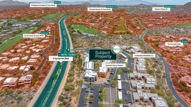 10031 E Dynamite Blvd, Scottsdale, AZ - Aerial map view - Image1