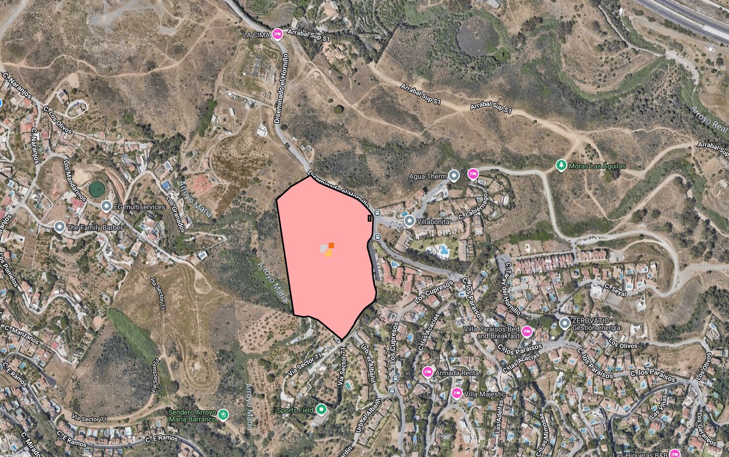 Diseminado Loma, 27, Mijas, Málaga à vendre Plan cadastral- Image 1 de 2