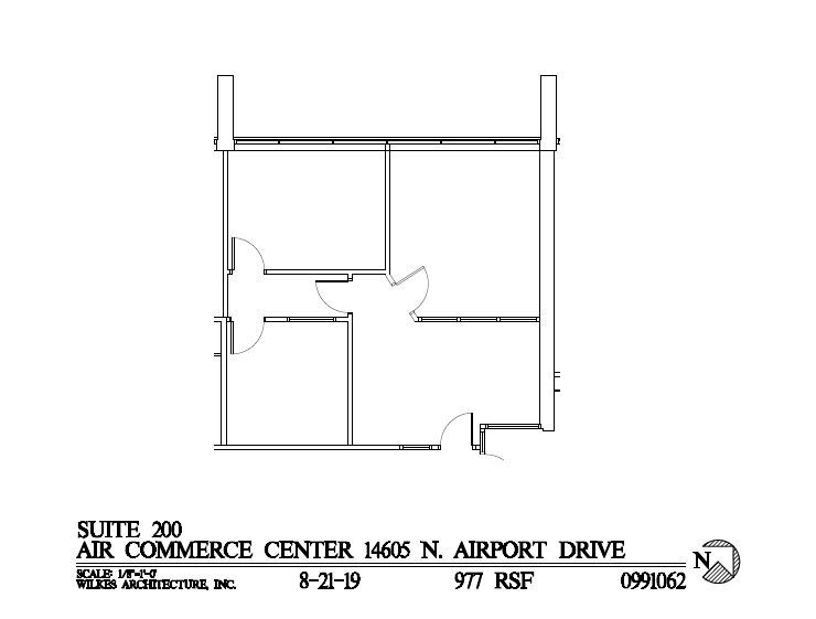 14605 N Airport Dr, Scottsdale, AZ à louer Plan d’étage- Image 1 de 1