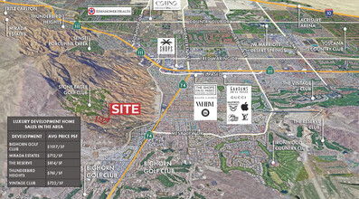 Stone Eagle Dr & Hwy 74, Palm Desert, CA - AERIAL  map view - Image1