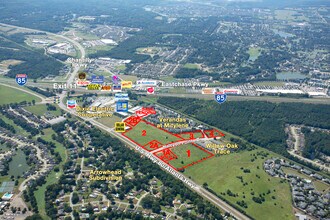 Atlanta Hwy-U.S. 80 Hwy, Montgomery, AL - AÉRIEN  Vue de la carte