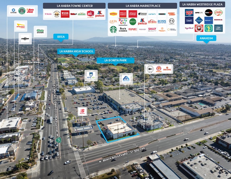 1970 W Whittier Blvd, La Habra, CA for sale - Building Photo - Image 2 of 6