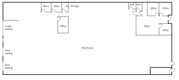 1615 Industrial Ave, Port Coquitlam, BC for lease Floor Plan- Image 1 of 1