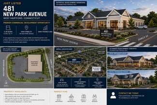 More details for 481 New Park Ave, West Hartford, CT - Land for Sale