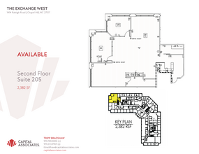 1414 Raleigh Rd, Chapel Hill, NC à louer Plan d  tage- Image 1 de 1