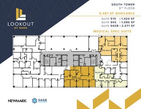 6400 Arlington Blvd, Falls Church, VA à louer Plan d’étage- Image 1 de 1